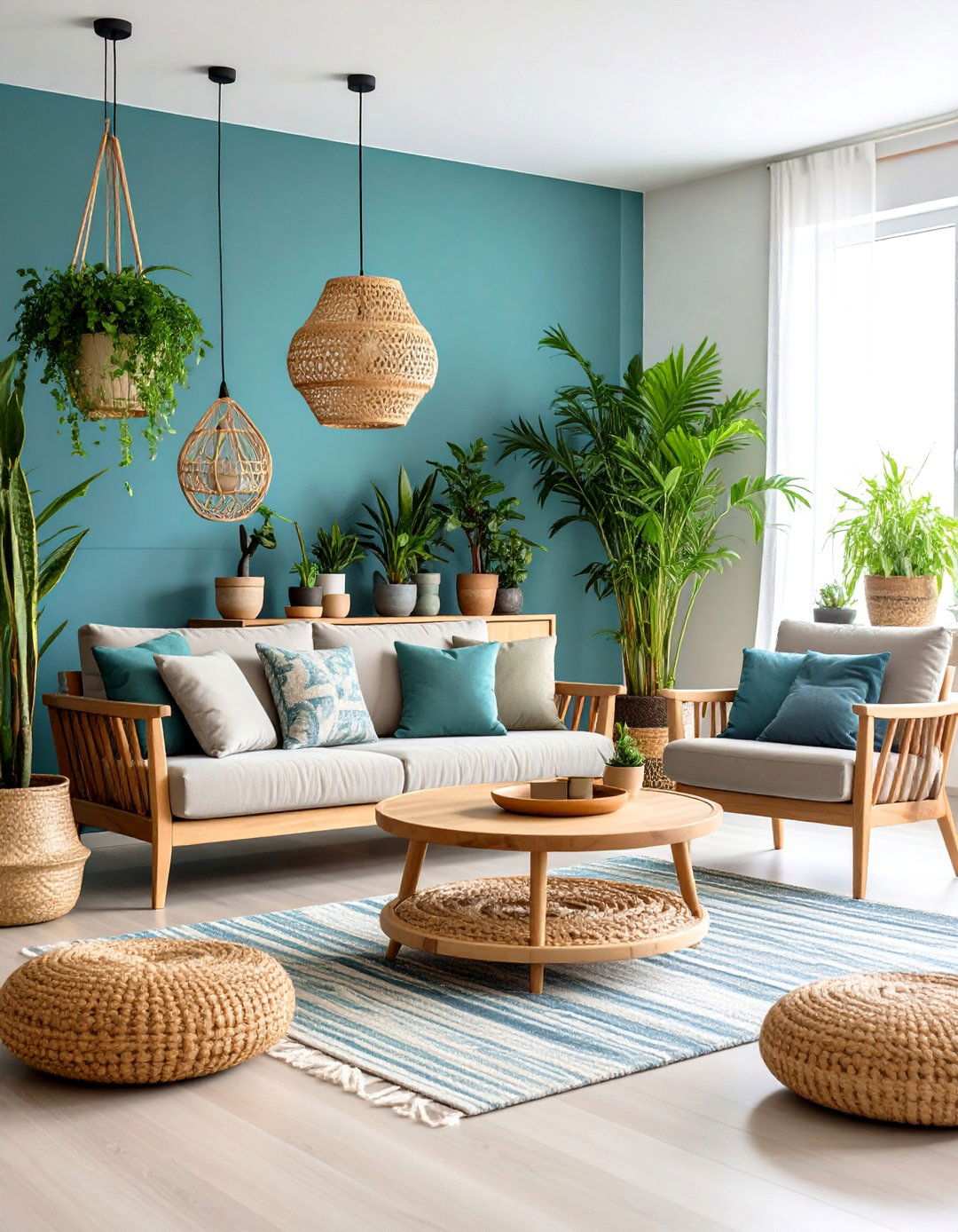 Indoor Plant Integration Living Room - 20 Asian Living Room Ideas