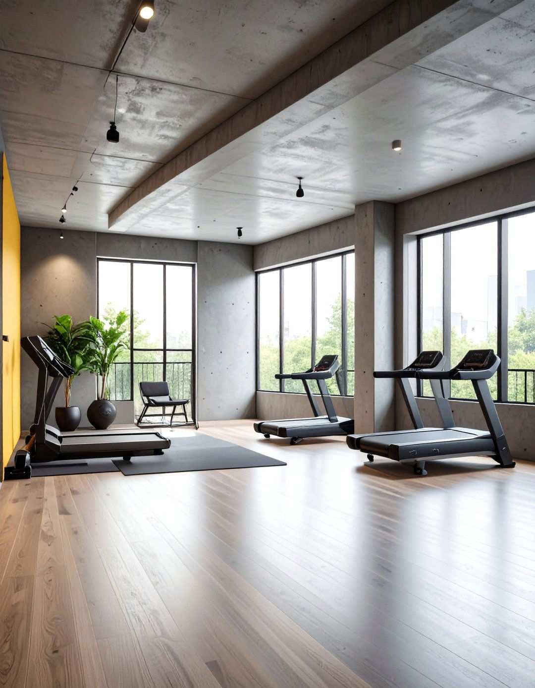 Industrial Concrete Basement Wall Finish - 20 Basement Wall Ideas