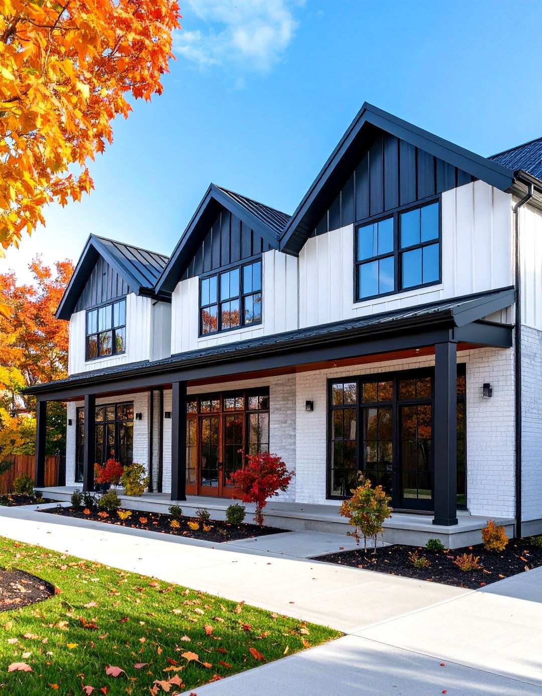 Industrial Loft Black and White House Exterior - 20 Black and White House Exterior Ideas