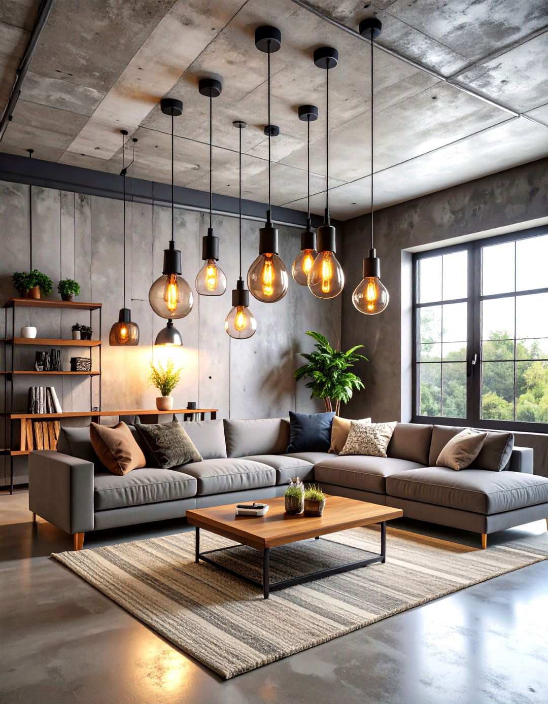 Industrial Style Basement Lighting Fixtures - 20 Basement Lighting Ideas