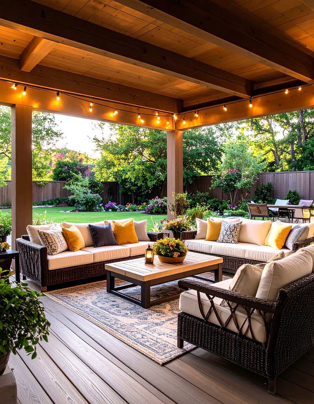 Intimate Lounge Seating for Backyard Wedding Comfort - 20 Backyard Wedding Ideas