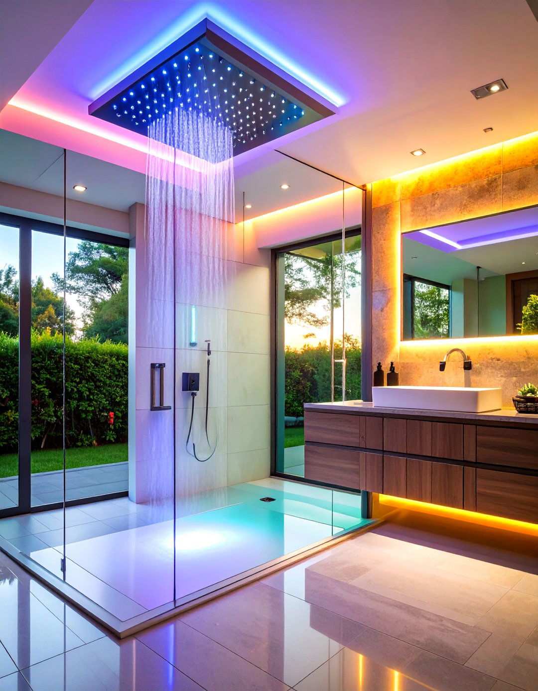 IP Rated Waterproof Bathroom Lighting for Wet Zones - 20 Bathroom Lighting Ideas