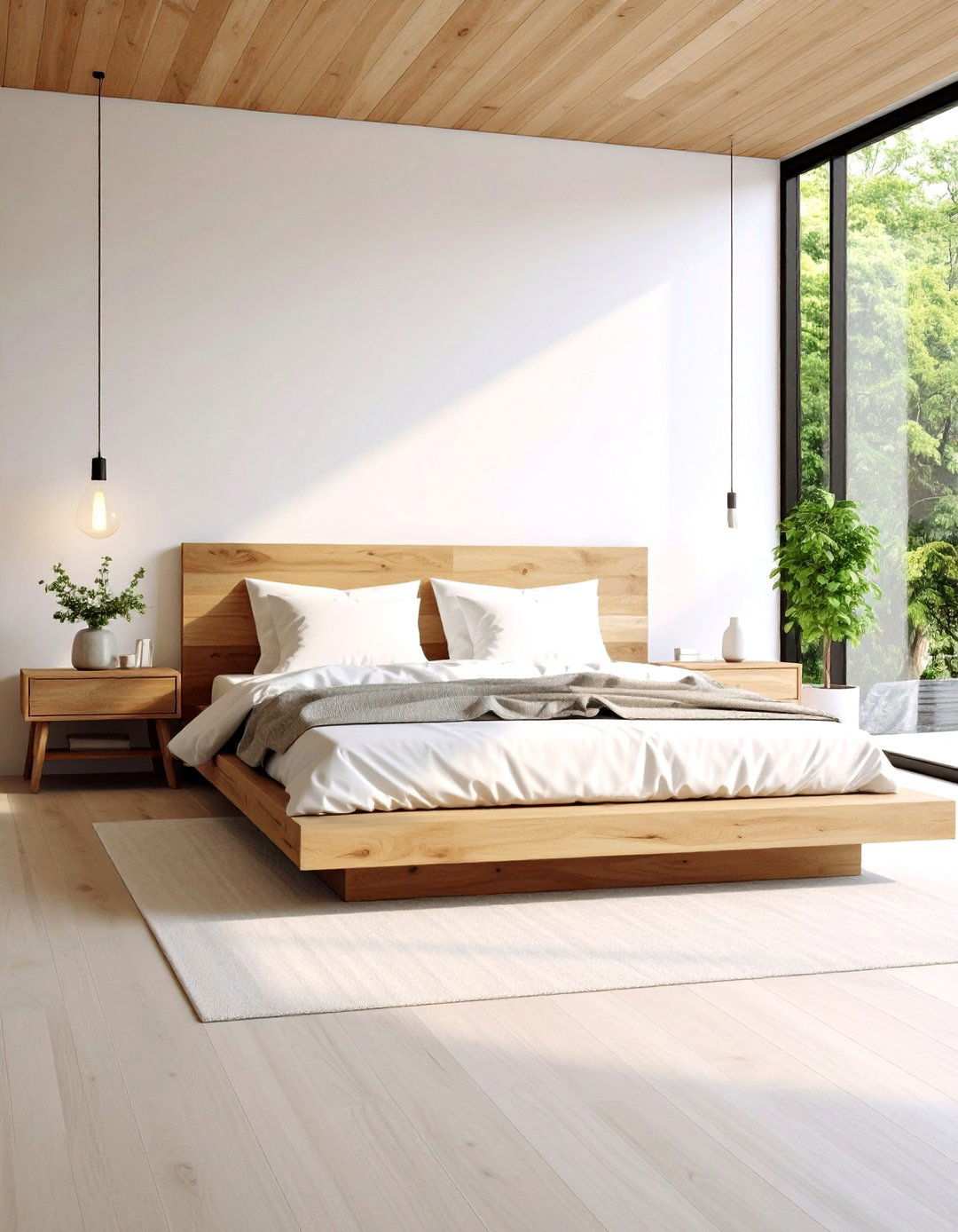 Japanese Minimalist Platform Bedroom Design - 20 Asian Bedroom Ideas