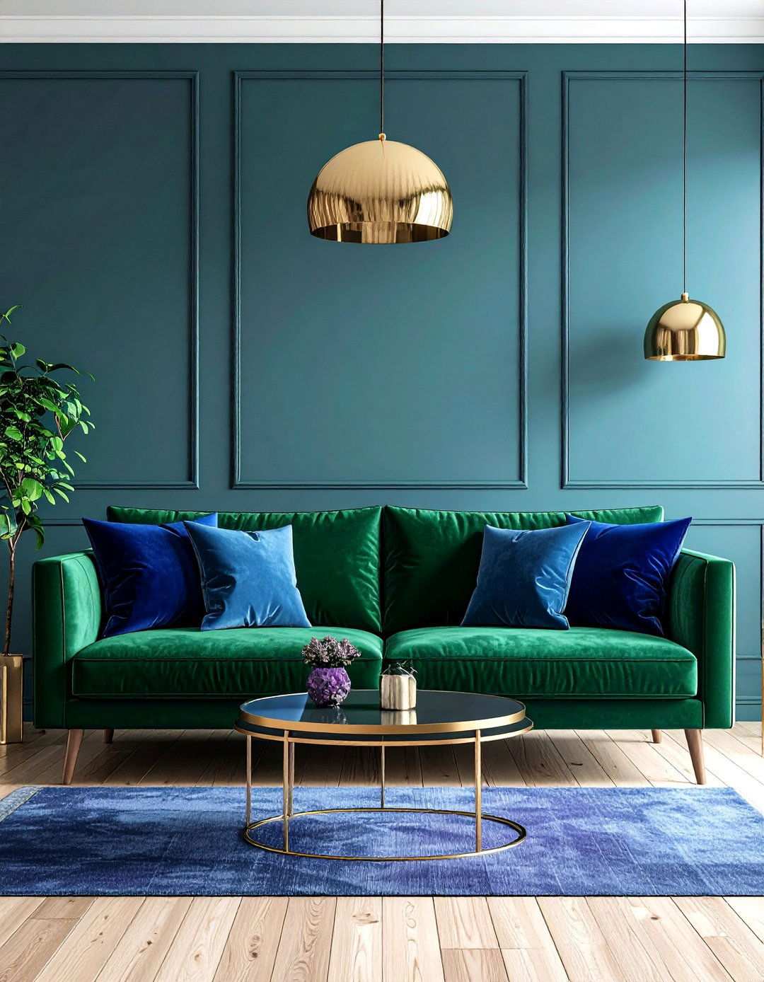 Jewel Tone Apartment Accents - 20 Apartment Decorating Ideas