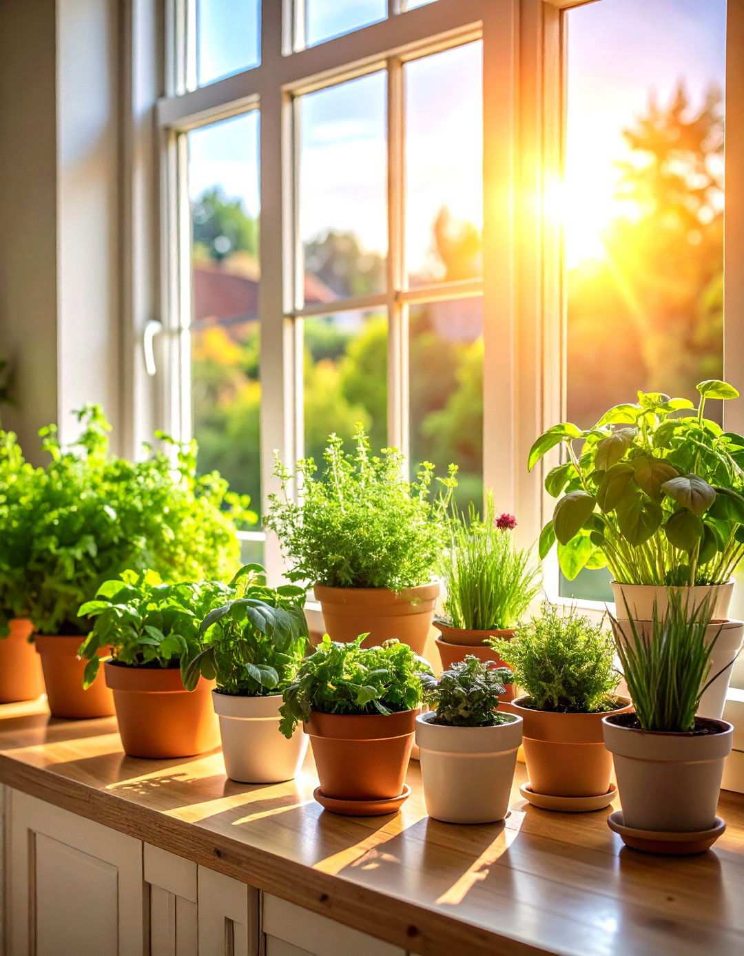 Kitchen Windowsill Herb Garden Collection - 20 Herb Garden Ideas