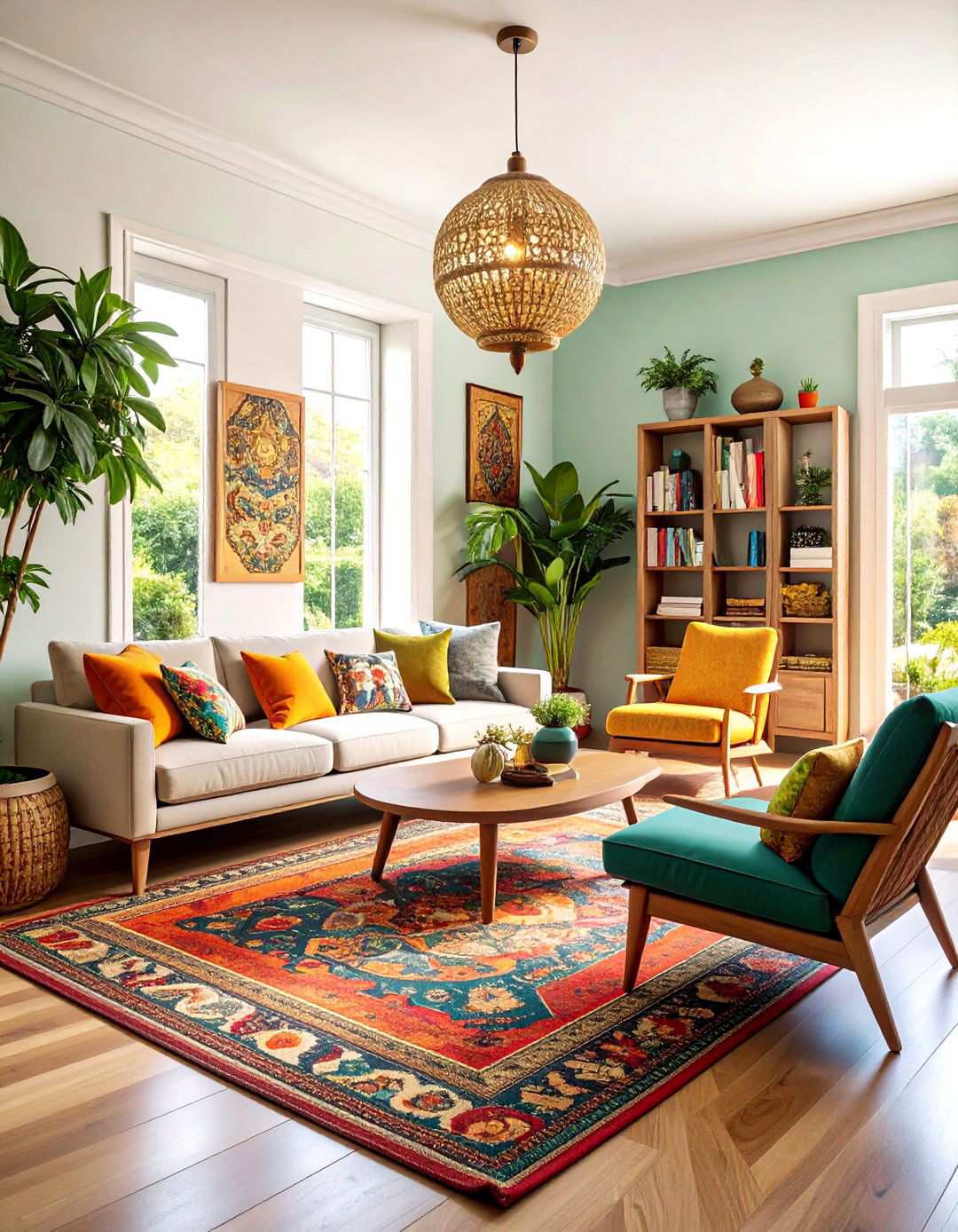 Long Narrow Living Room Zone Division - 20 Awkward Living Room Layout Ideas