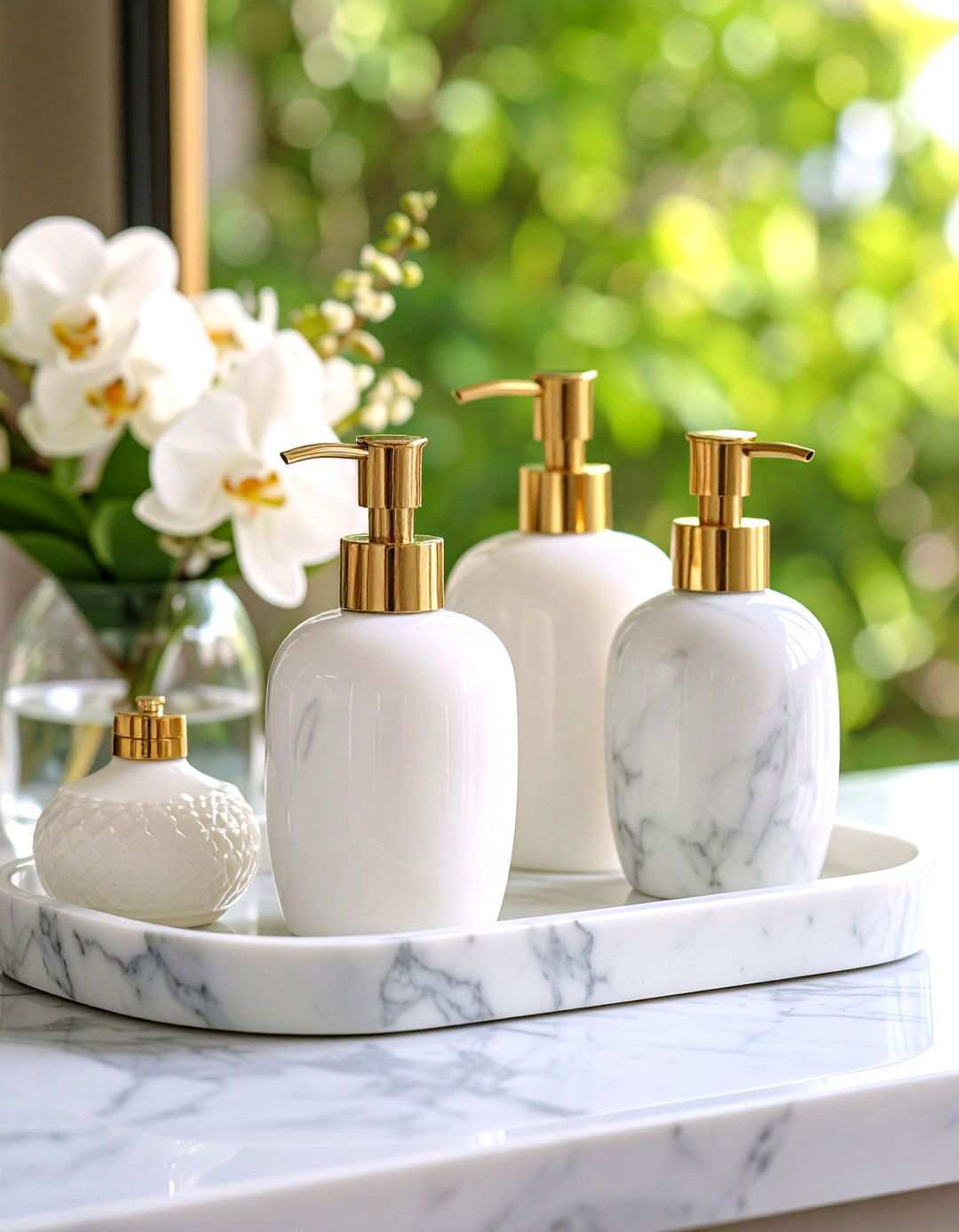 Luxe Accessories Give a Bathroom a High End Finish on a Budget - 20 Bathroom Staging Ideas