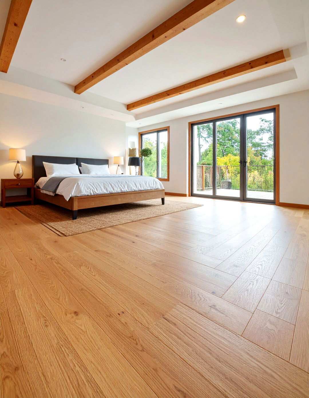 Luxury Vinyl Plank Bedroom Flooring That Laughs at Spills - 20 Bedroom Flooring Ideas