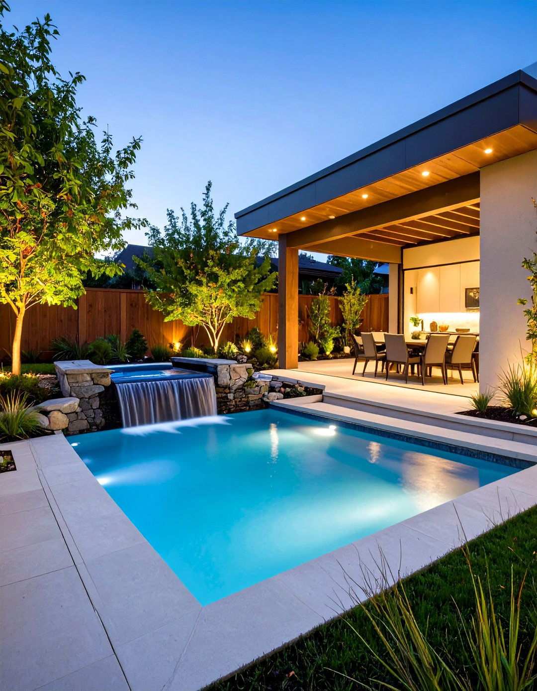 Maintenance Free Waterfall System - 20 Backyard Waterfall Ideas