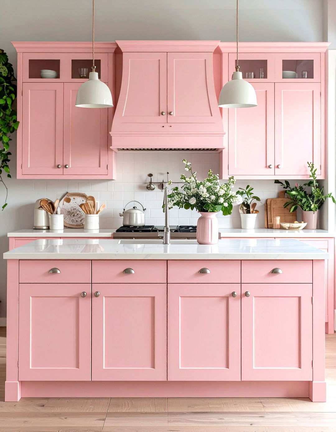 Mamie Pink Kitchen Cabinets - 20 1950s Kitchen Ideas