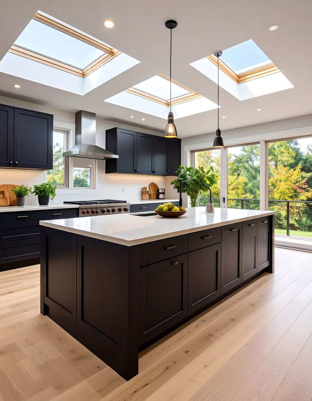 Matte Black Kitchen Island for Quiet Minimalism - 20 Black Kitchen Islands