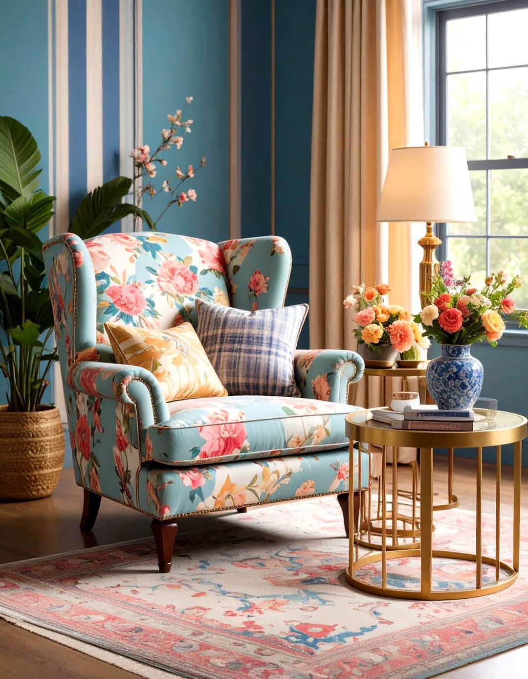 Maximalist Living Room with Pattern Mixing - 20 1980s Living Room  Ideas