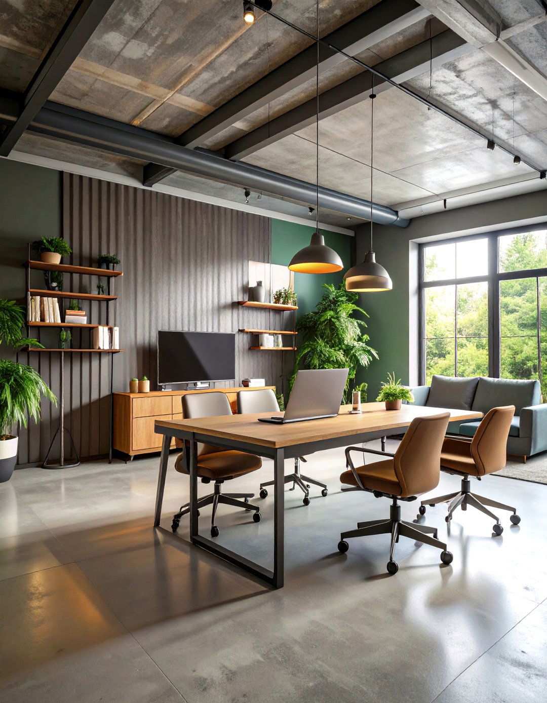 Metal Accent Basement Wall Panels - 20 Basement Wall Ideas