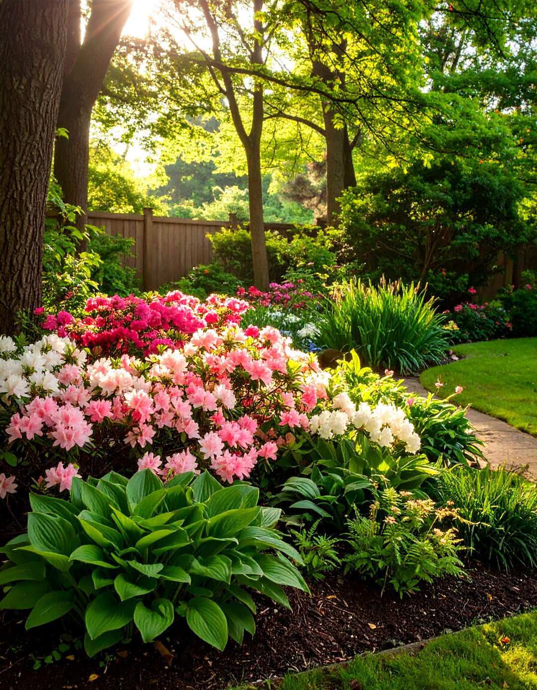 Mixed Azalea and Companion Planting Partnership - 20 Azalea Garden Ideas