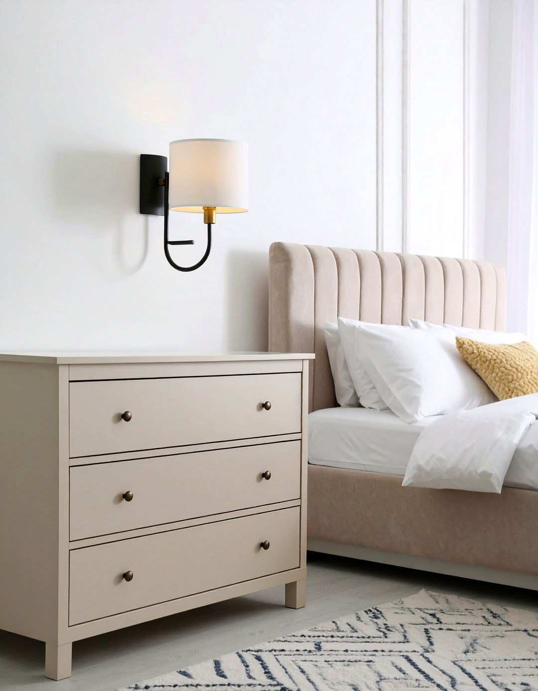 Mixed Metal Wall Sconce - 20 Bedroom Wall Sconce Ideas