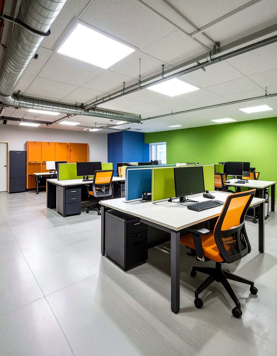 Modular Basement Office Furniture Systems - 20 basement office ideas