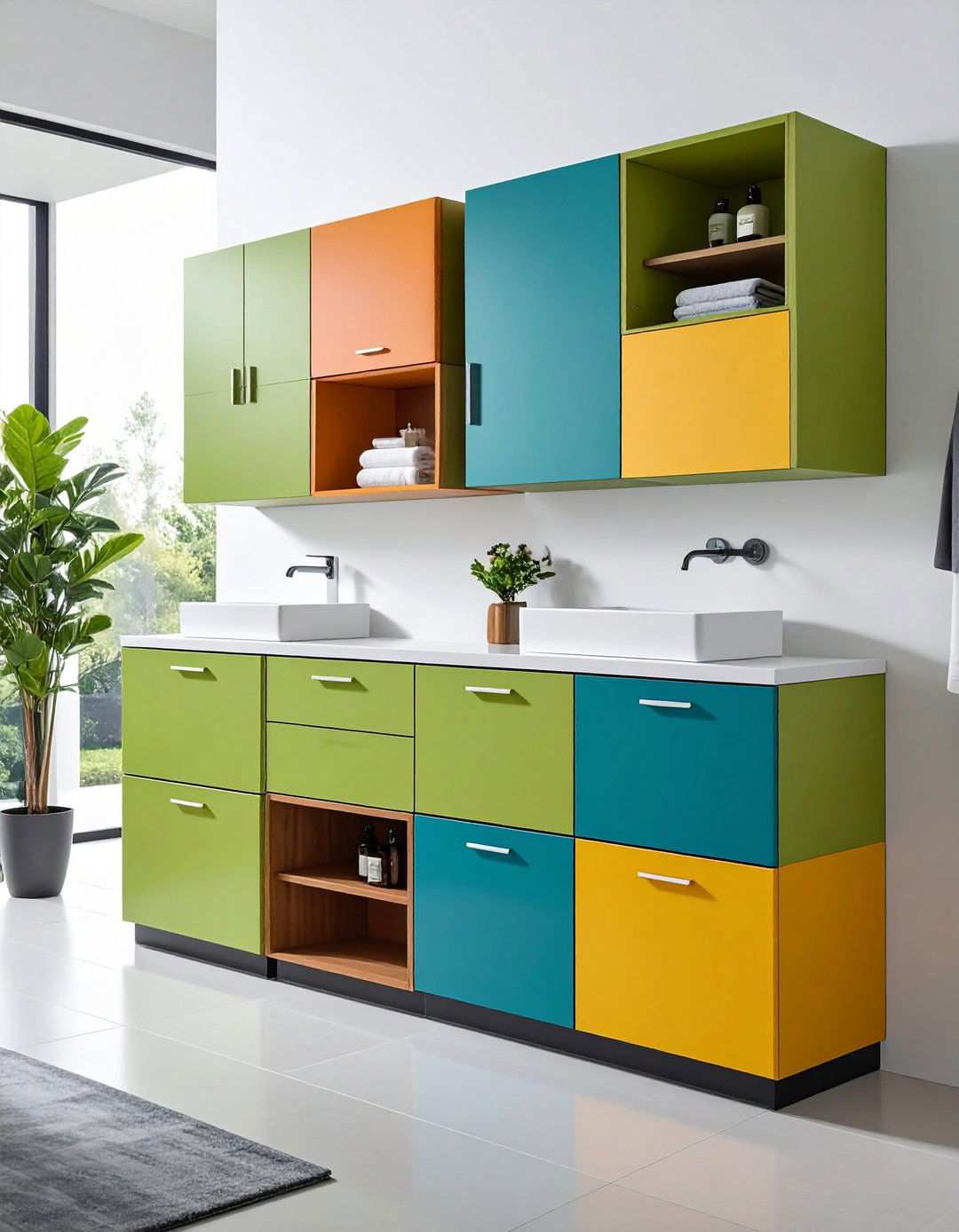 Modular Bathroom Cabinet System Grows with You - 20 Bathroom Cabinet Ideas