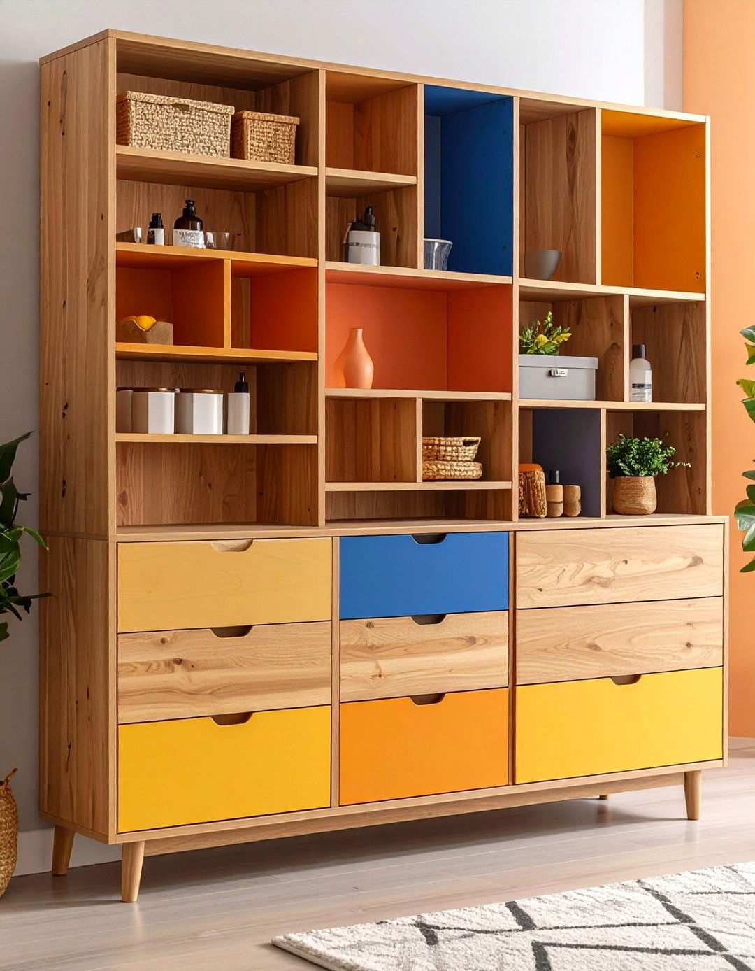 Modular Cubby System Bathroom Wall Storage - 20 Bathroom Wall Storage Ideas