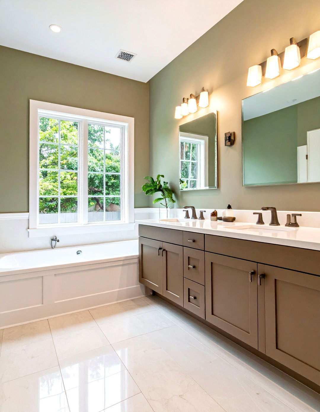 Moisture Resistant PVC Bathroom Wainscoting - 20 Bathroom Wainscoting Ideas