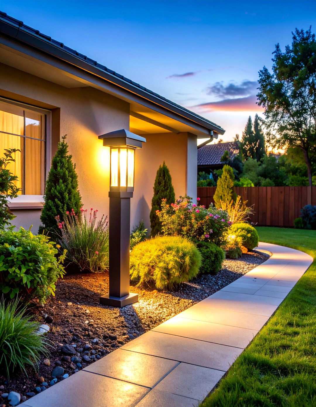 Motion Sensor Security Backyard Lighting - 20 Backyard Lighting Ideas