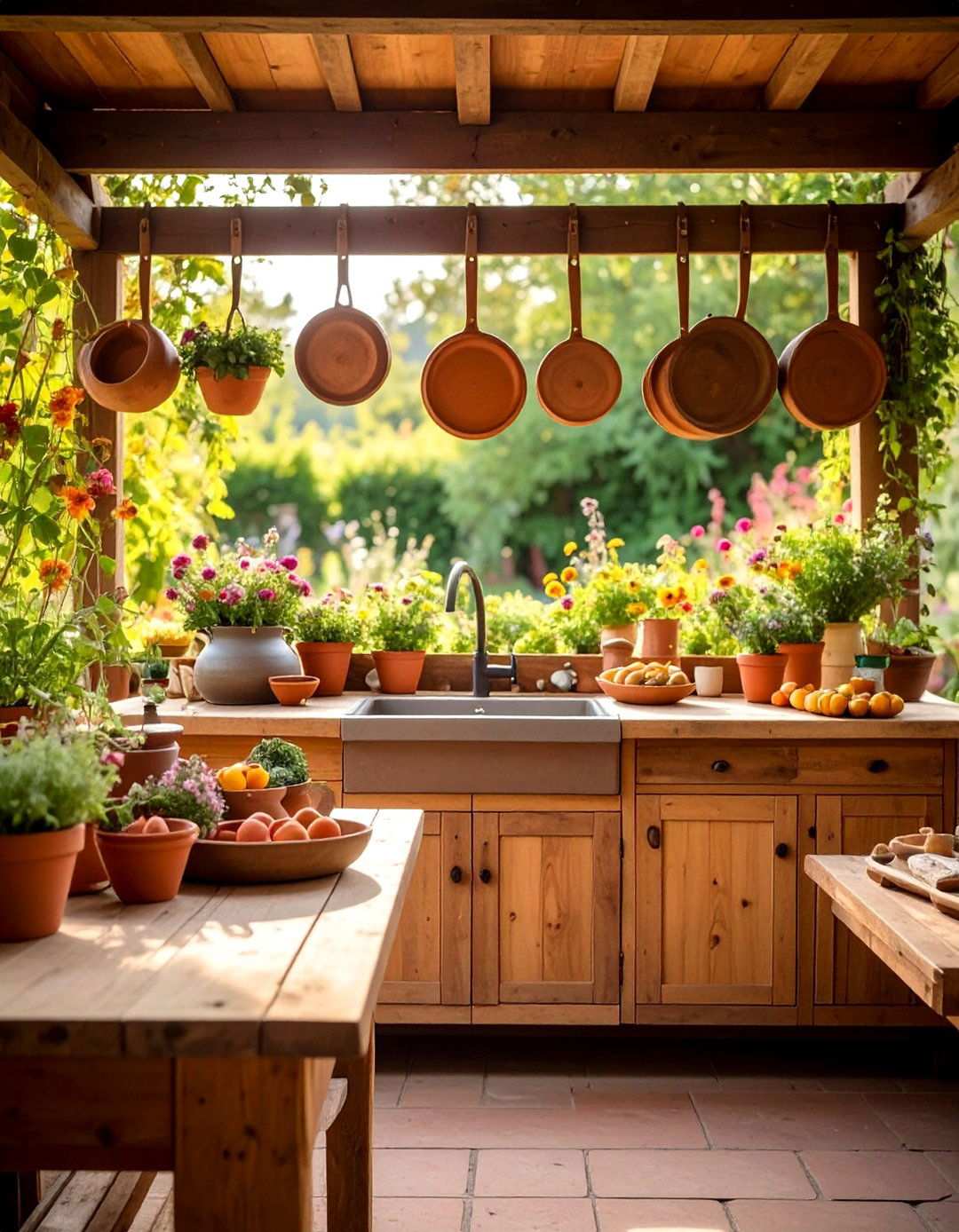 Mud Kitchen and Sensory Play Station - 20 Backyard Playground Ideas