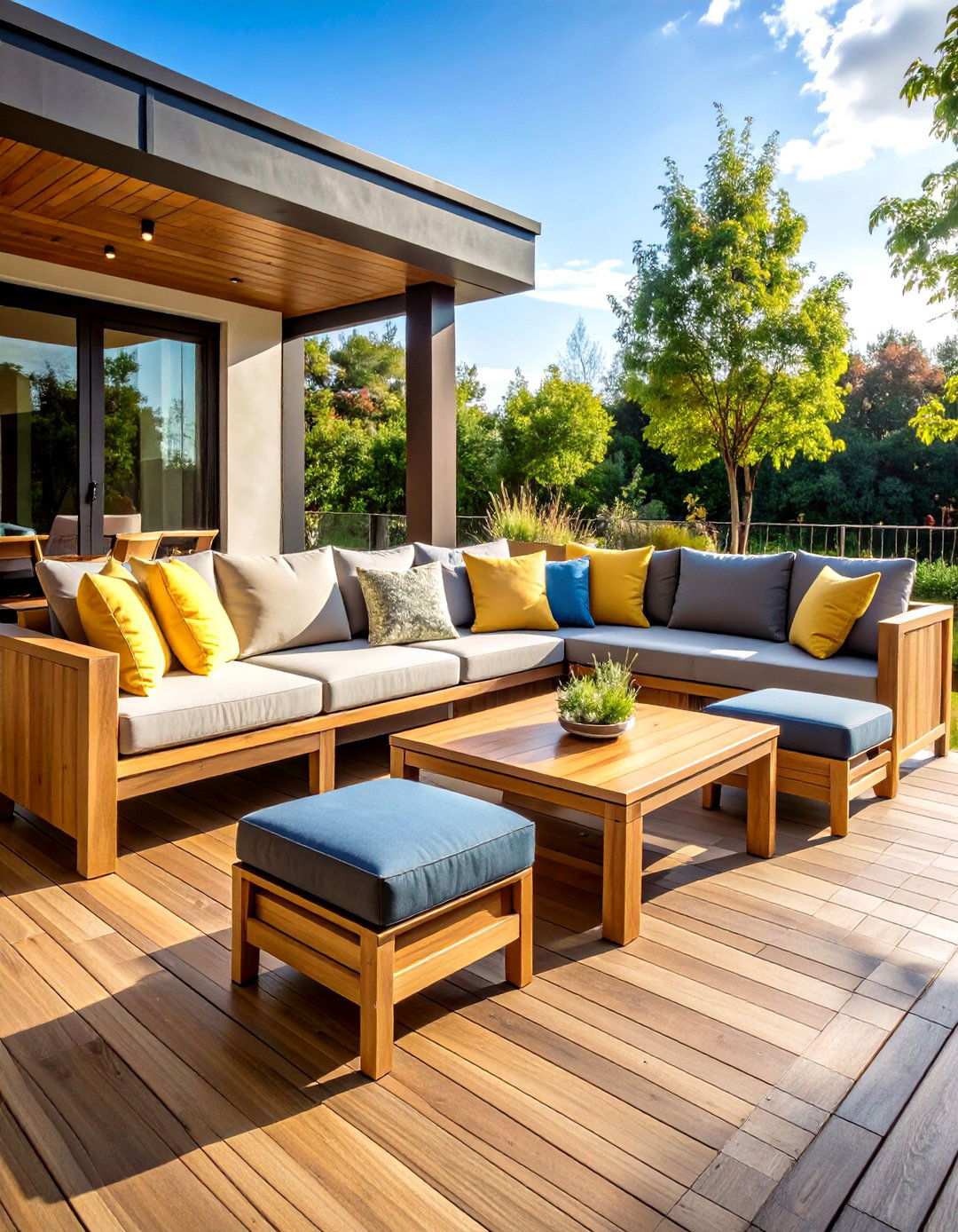 Multi Purpose Deck Furniture Solutions - 20 Backyard Deck Ideas on a Budget