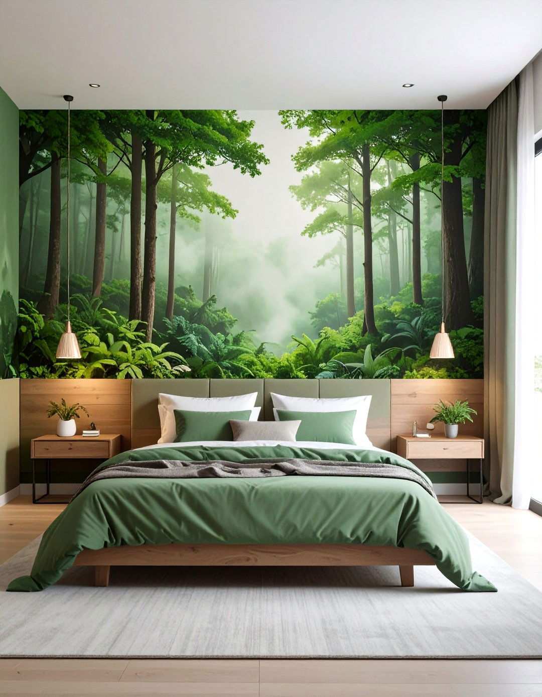 Mural Bedroom Wallpaper for a Panoramic Statement - 20 Bedroom Wallpaper Ideas