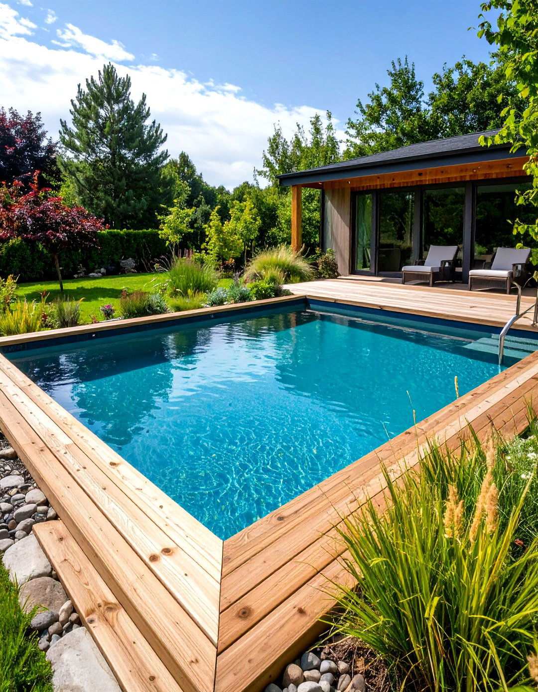 Natural Swimming Pool Oasis - 20 Backyard Pool Ideas