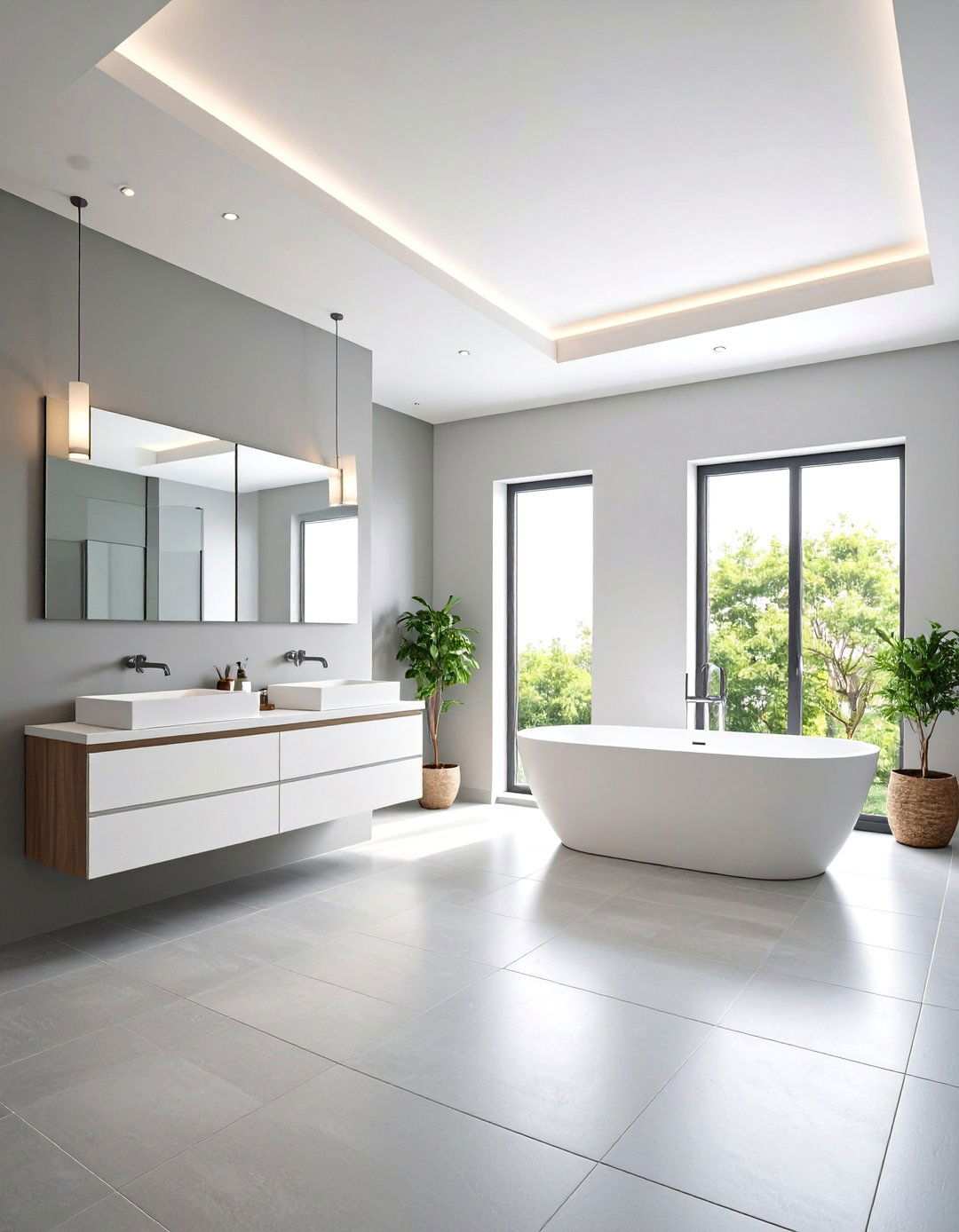 Neutral Paint Palettes Create Universal Bathroom Appeal - 20 Bathroom Staging Ideas