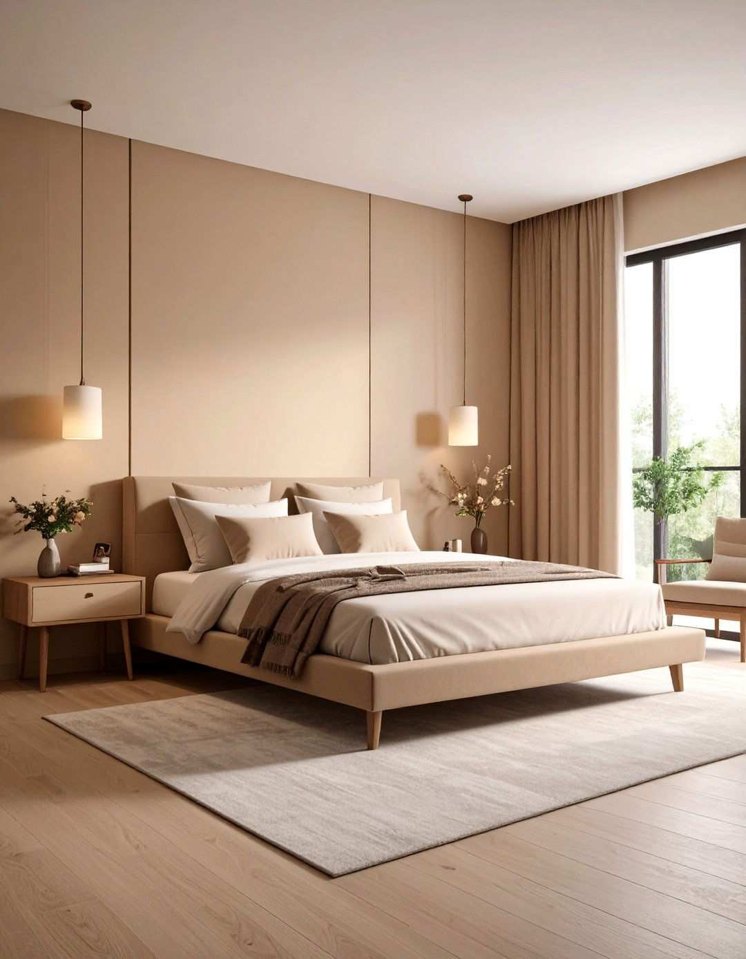 Optimize Small Beige Bedrooms with Space Saving Layouts - 20 Beige Bedroom Ideas