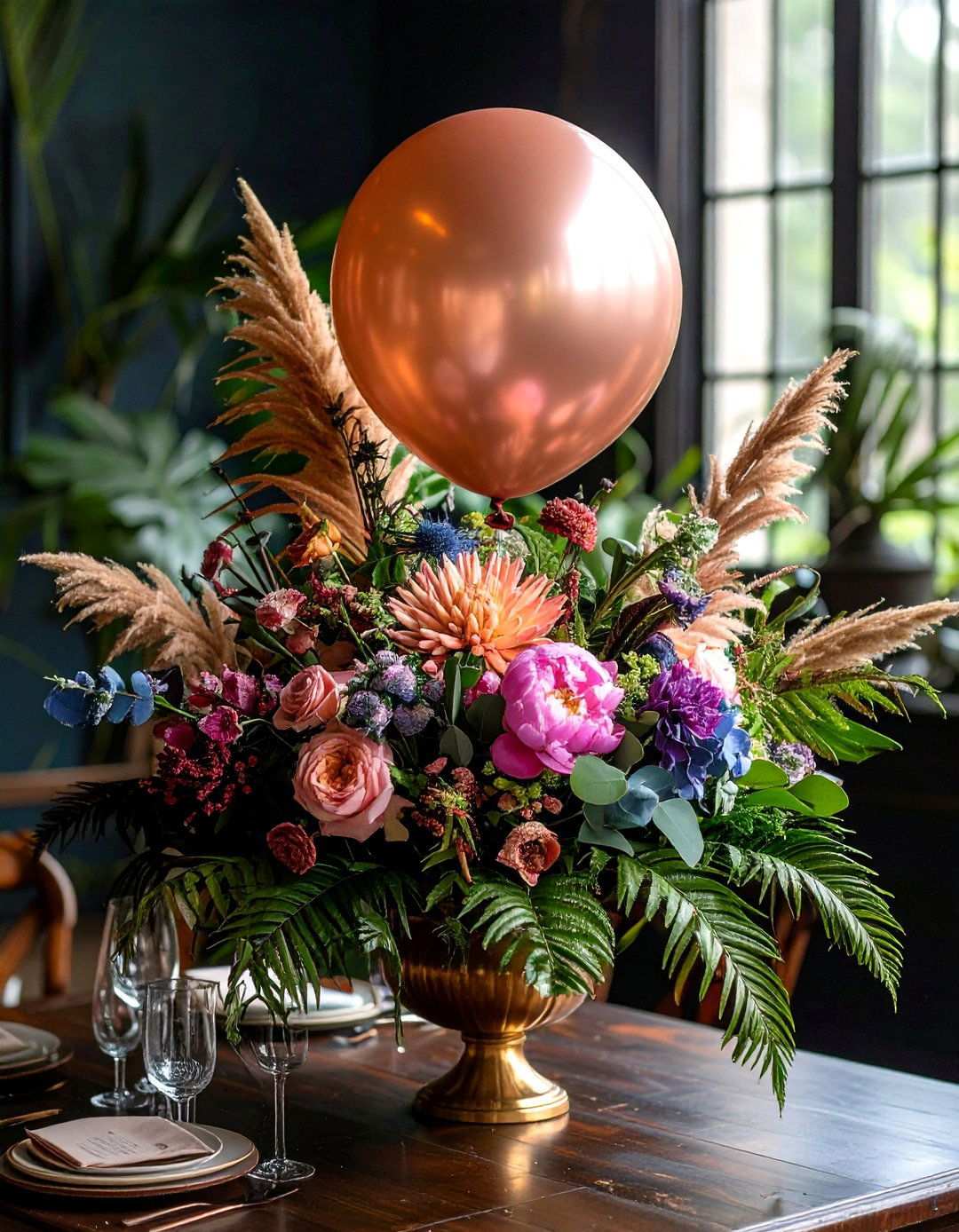 Oversized Statement Balloon Centerpieces - 20 Balloon Centerpiece Ideas