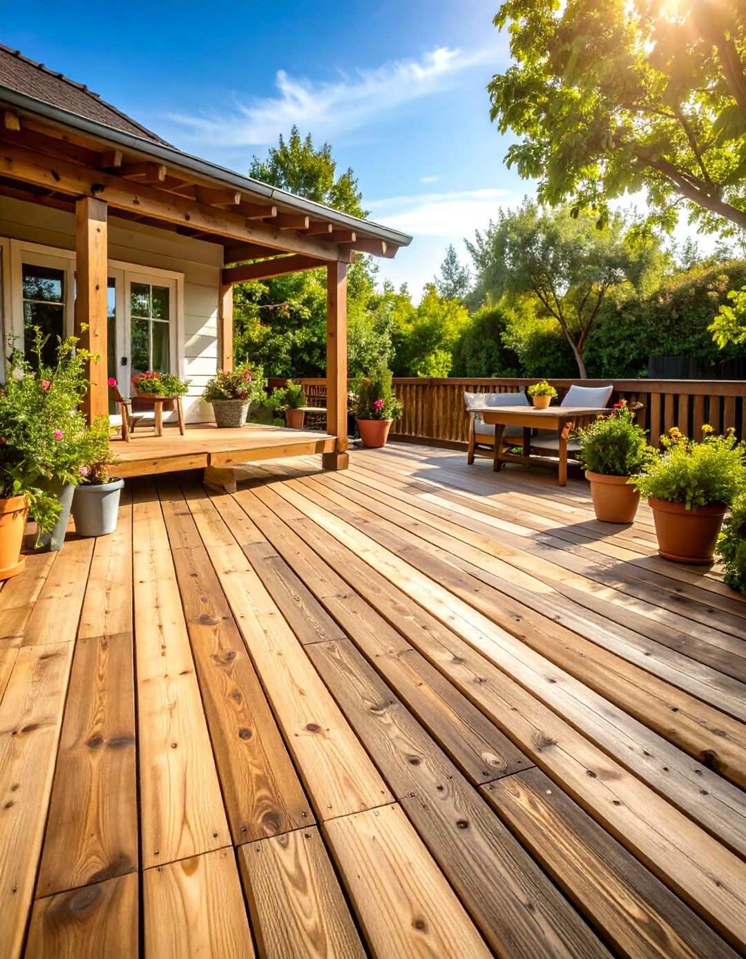 Pallet Wood Deck Upcycling Project - 20 Backyard Deck Ideas on a Budget