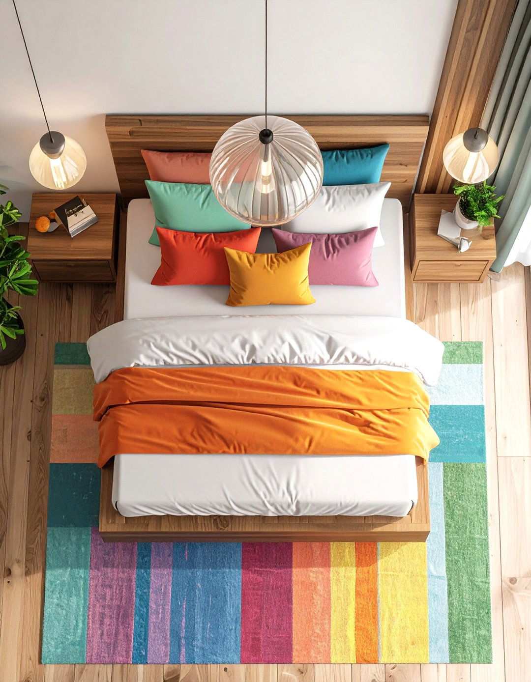 Pendant Light s Bedroom Illumination - 20 60s Bedroom Ideas