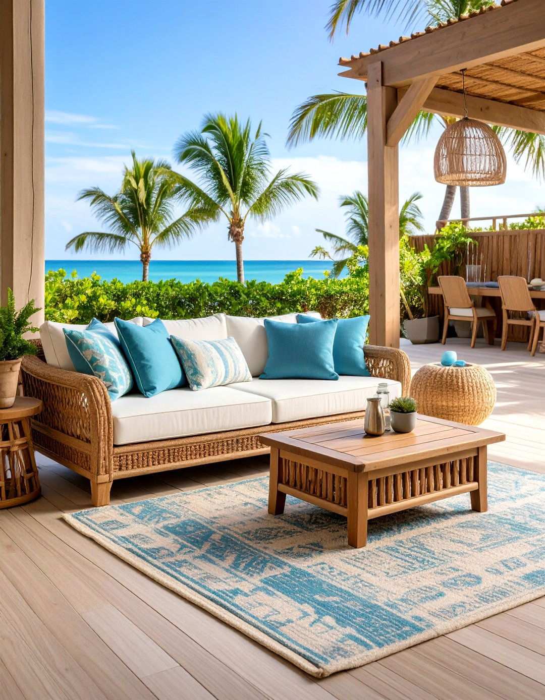 Performance Fabrics Protect Soft Beach House Decor - 20 Beach House Decor Ideas