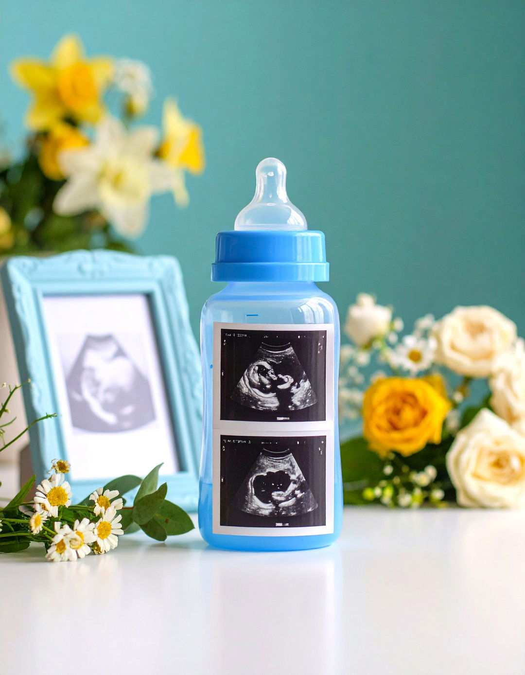 Personalized Photo Baby Shower Centerpieces - 20 Baby Shower Centerpiece Ideas