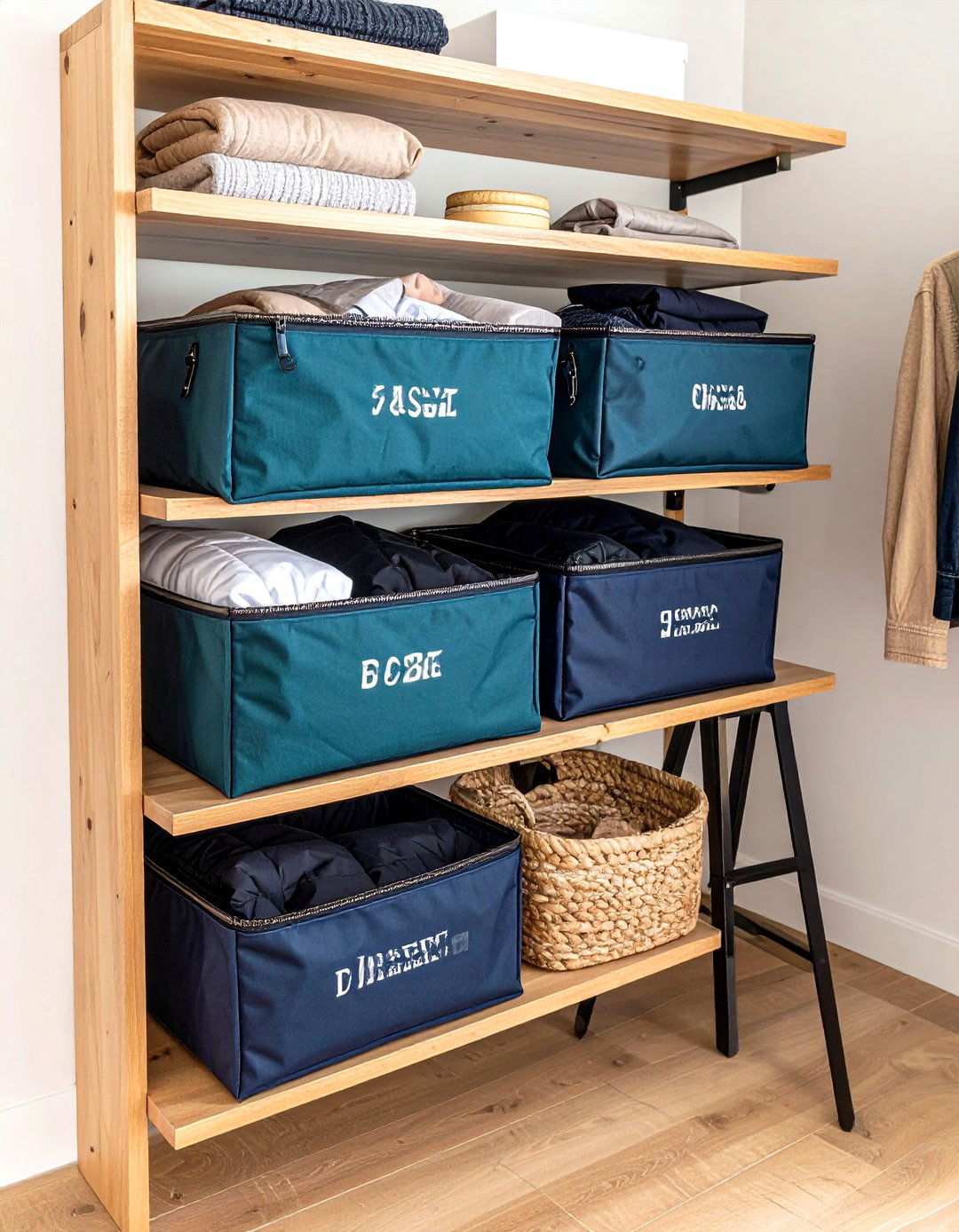 Pillowcase Inside Method Keeps Bedding Sets Together - 20 Bedding Storage Ideas