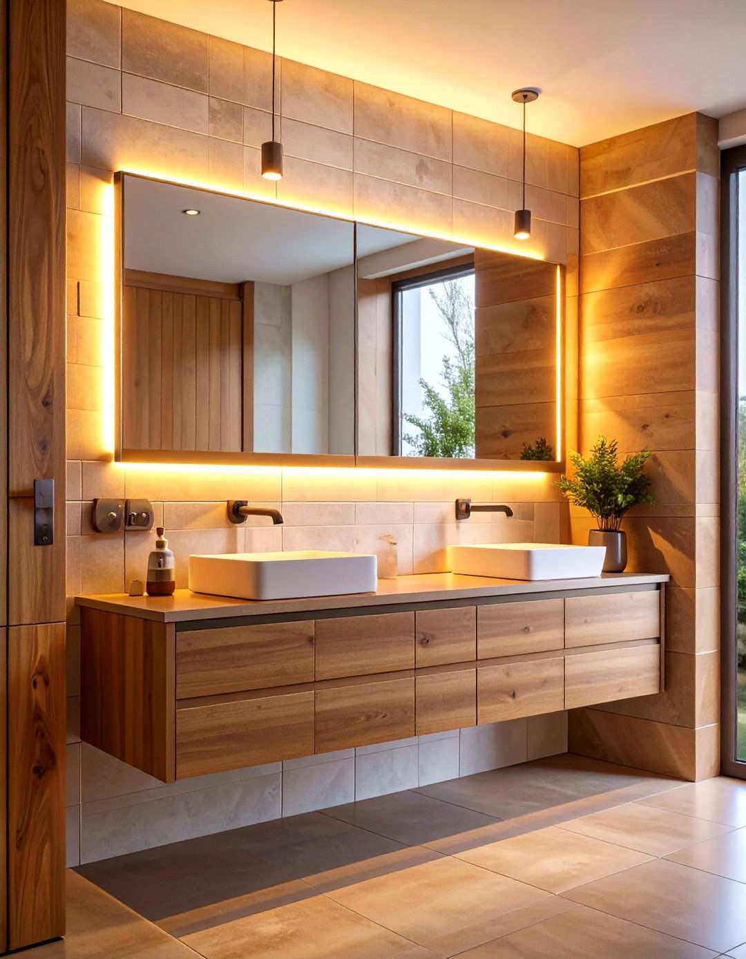 Pivot Bathroom Mirror Offers Multi Angle Convenience - 20 Bathroom Mirror Ideas