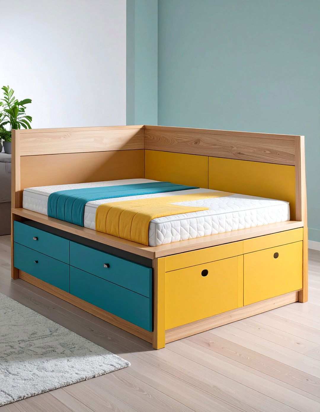 Platform Wrap Built In Bedroom Bench - 20 Bedroom Bench Ideas