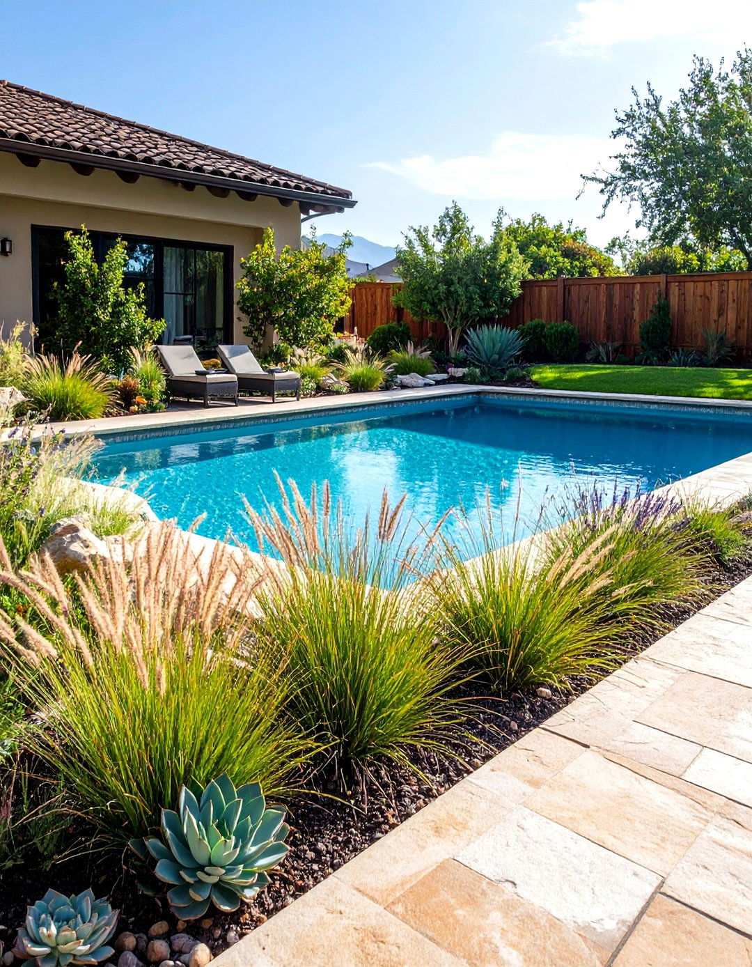 Pool Landscaping with Native Plants - 20 Backyard Pool Ideas