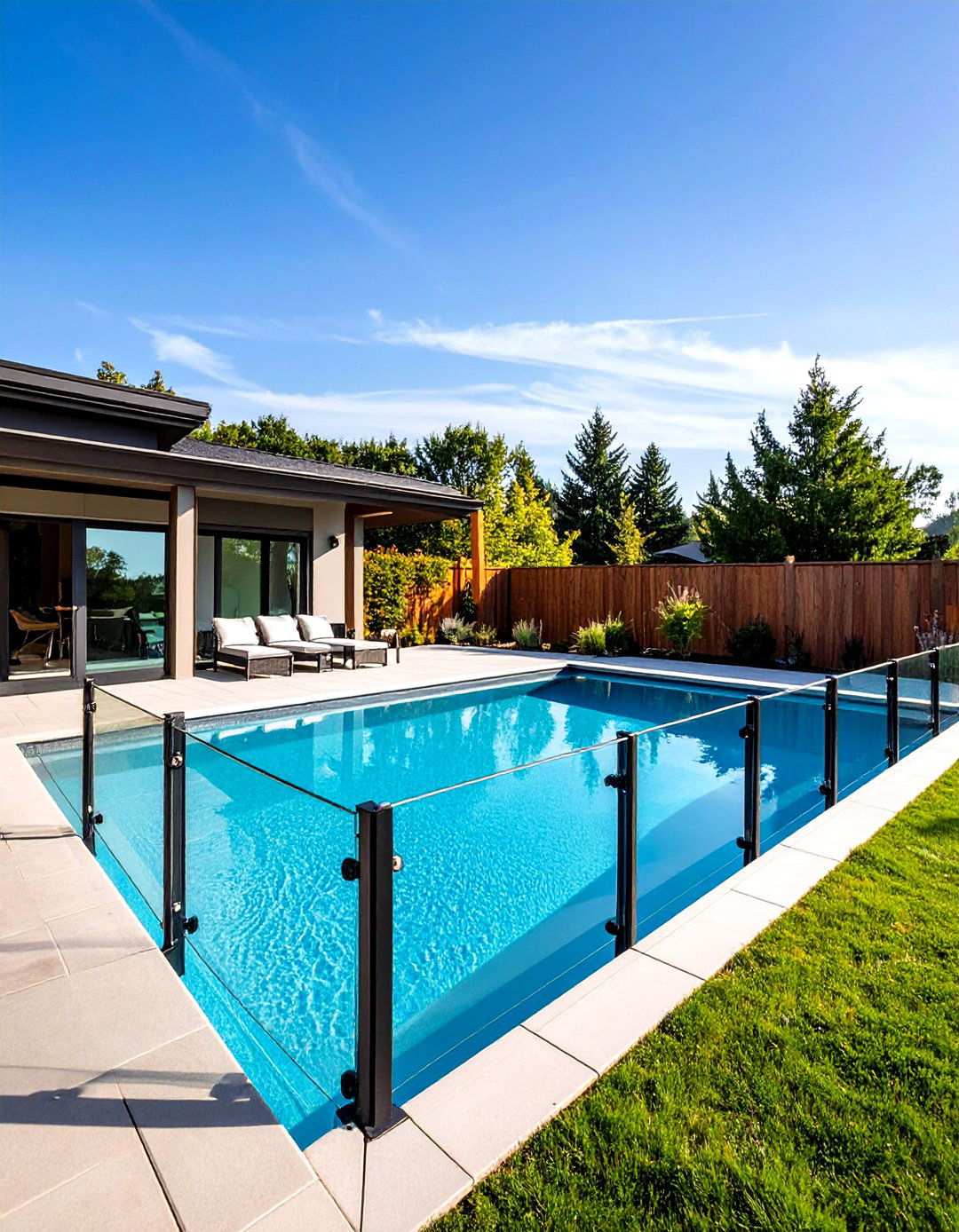 Pool Safety with Modern Technology - 20 Backyard Pool Ideas