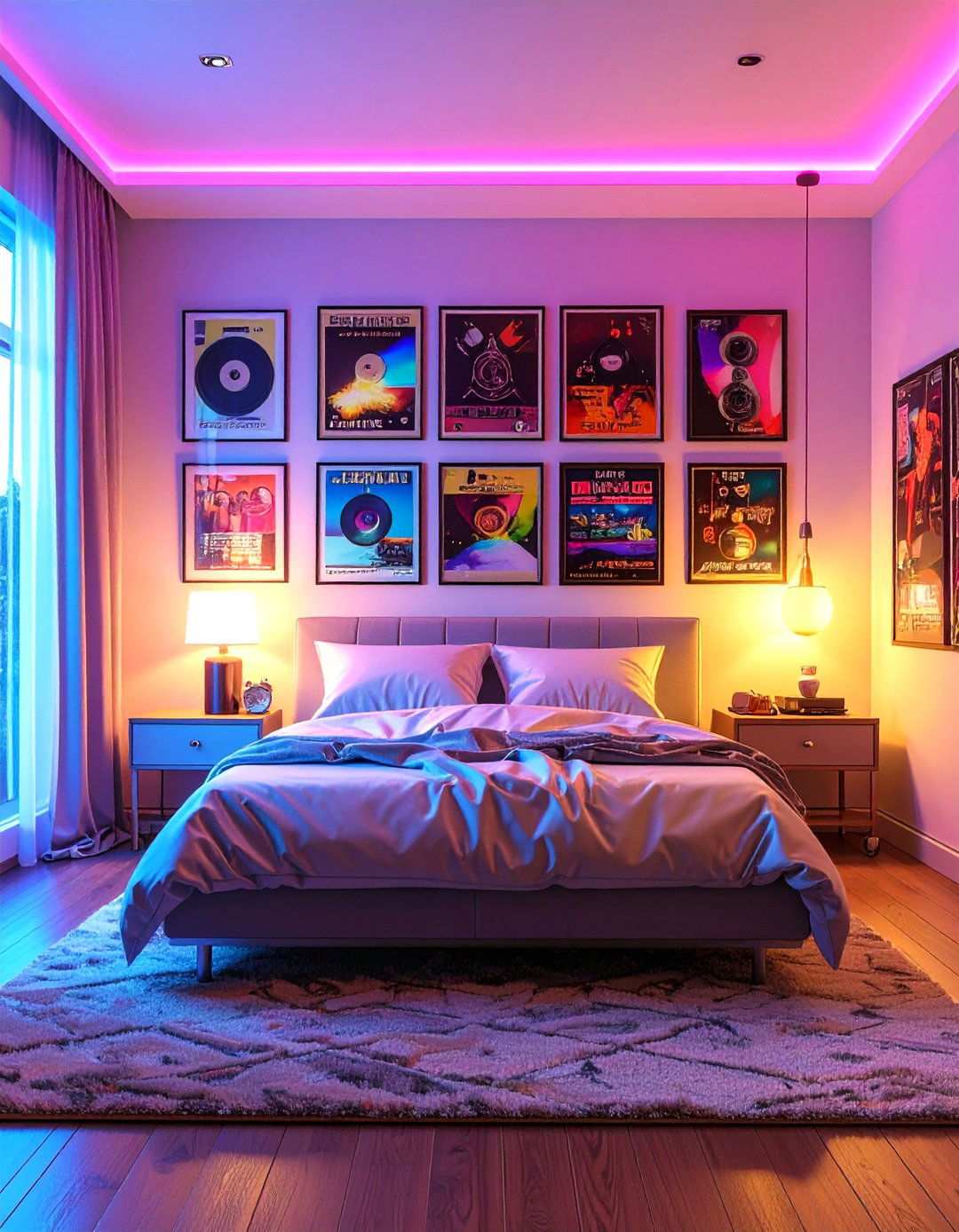 Pop Culture Music Poster Bedroom Gallery - 20 80s Bedroom Ideas