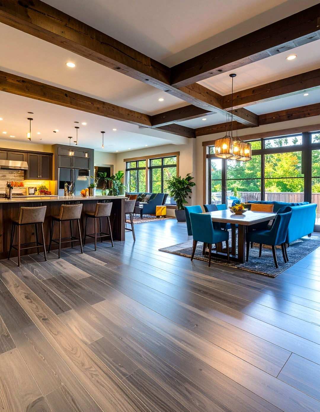 Porcelain Tile Basement Floor Flood Resistant Style - 20 Basement Floor Ideas