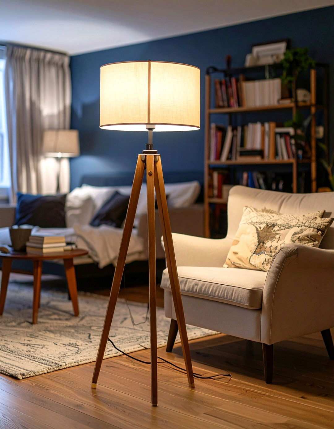 Portable Floor and Table Basement Lighting - 20 Basement Lighting Ideas