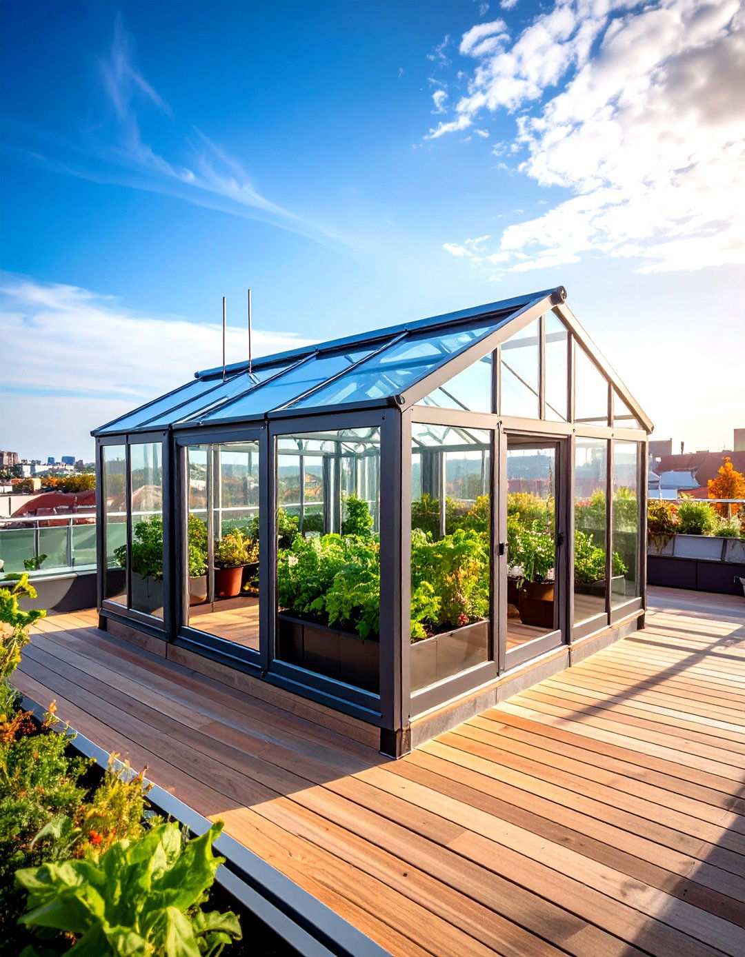 Portable Modular Rooftop Greenhouse - 20 Rooftop Greenhouse Ideas