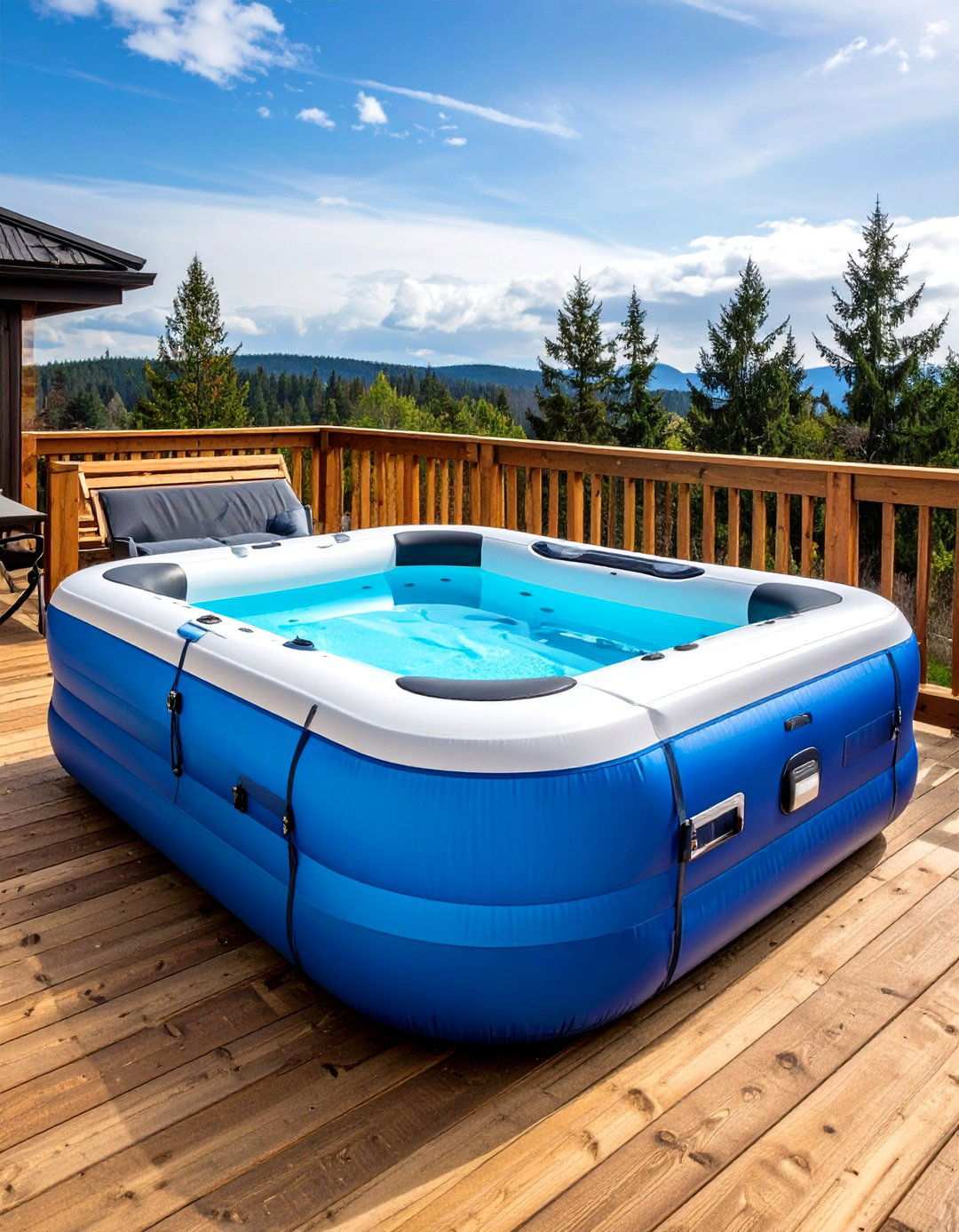 Portable Spa Pool for Four Season Use - 20 Backyard Pool Ideas on a Budget