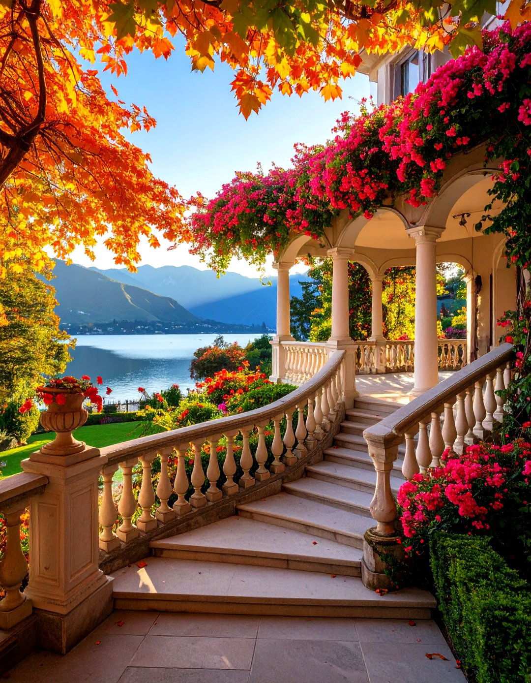 Powerscourt Gardens Mountain Vistas - 20 Beautiful Gardens