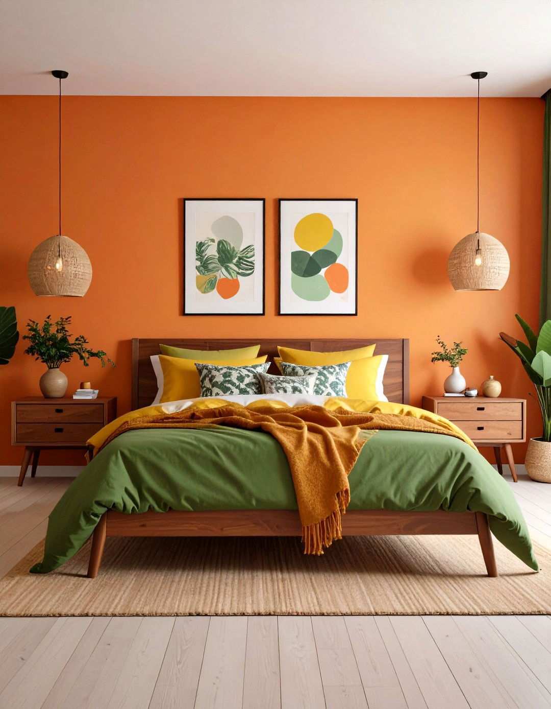 Psychedelic Color Palette s Bedroom - 20 60s Bedroom Ideas