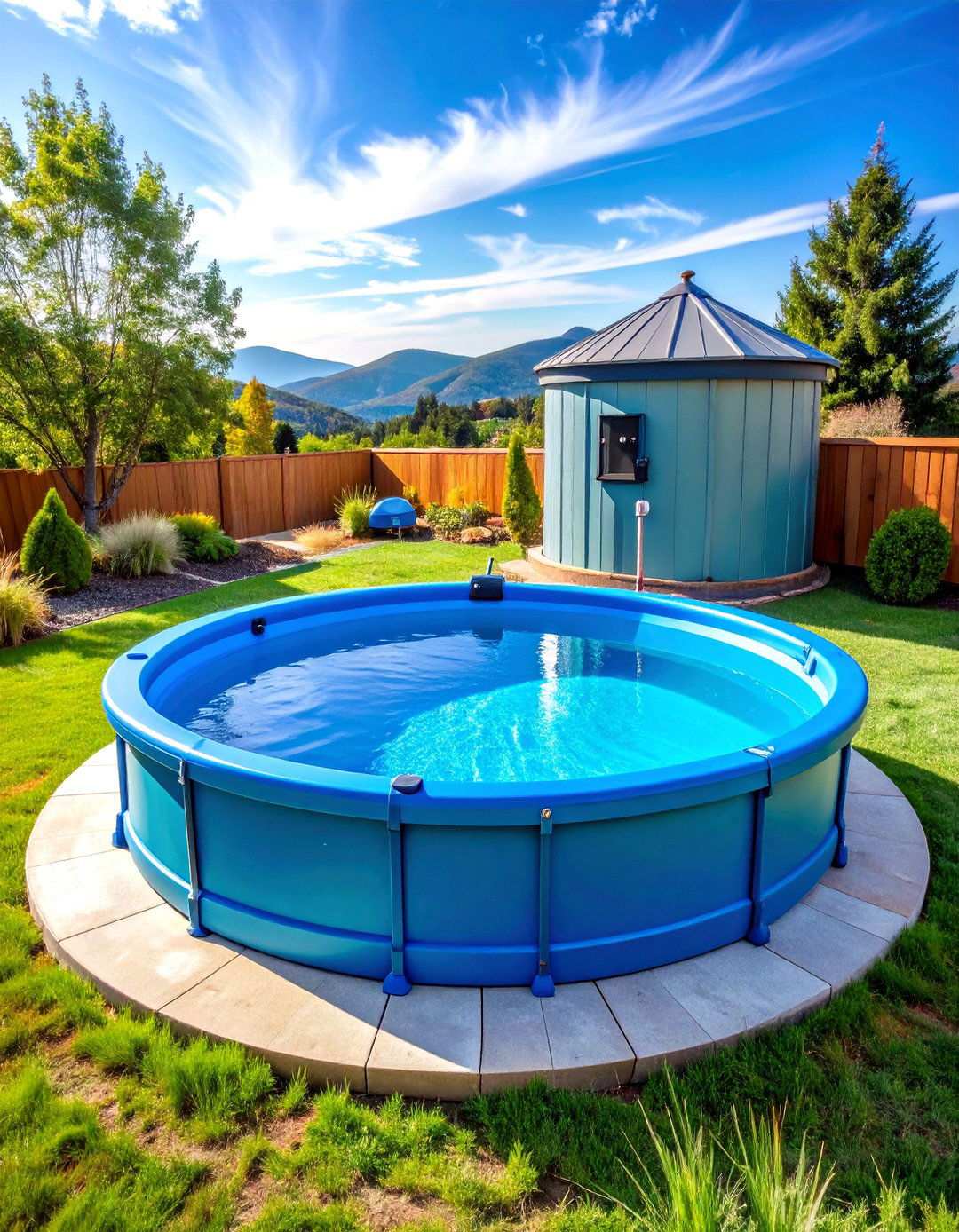 Rainwater Harvest Splash Pool - 20 Backyard Pool Ideas on a Budget