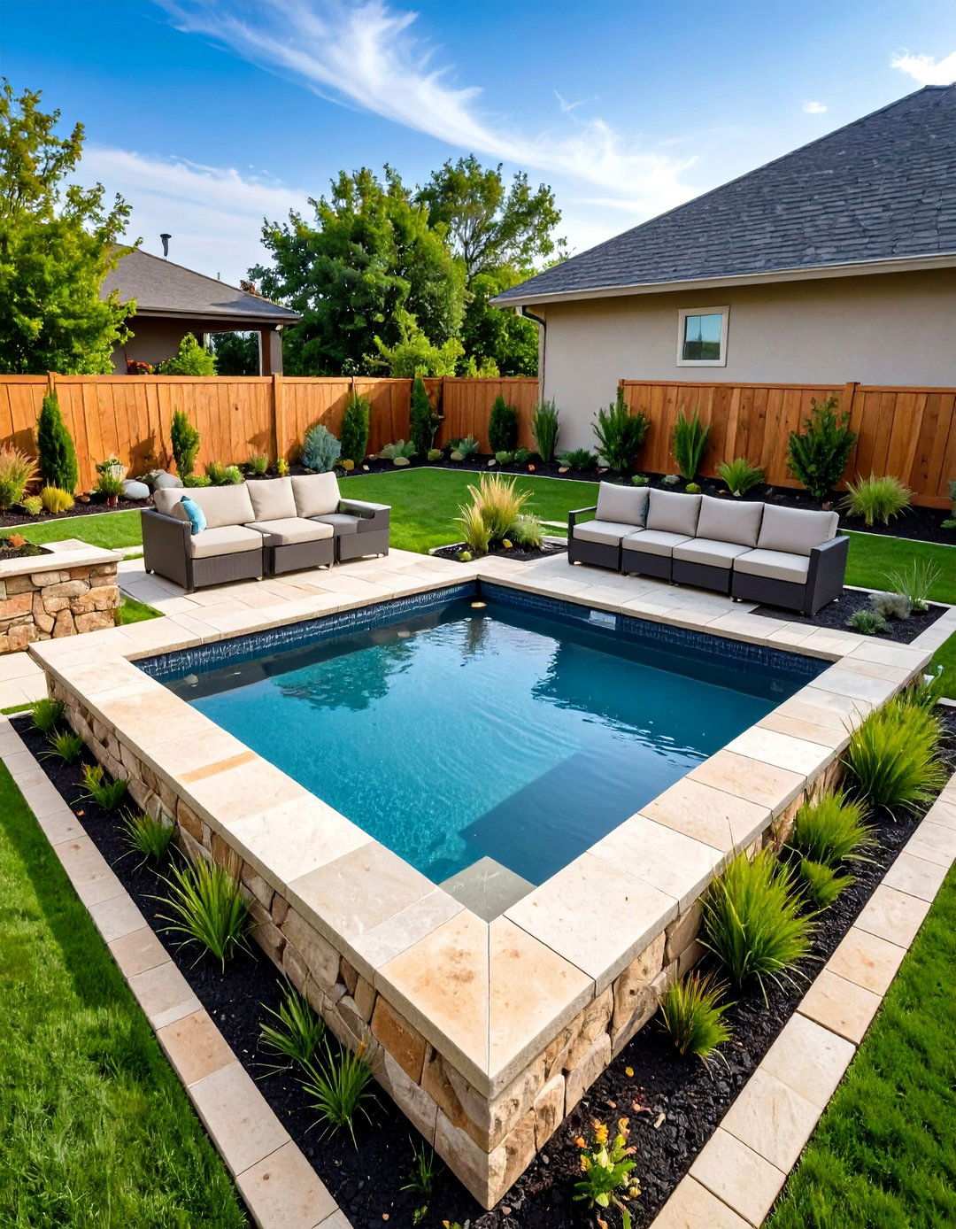 Raised Backyard Ponds for Accessibility - 20 Backyard Pond Ideas