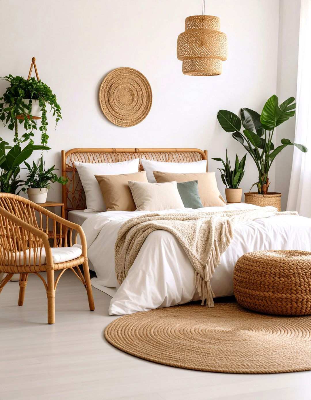 Rattan Furniture s Bedroom Natural Elements - 20 60s Bedroom Ideas